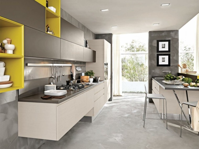 italian design models and kitchen plans