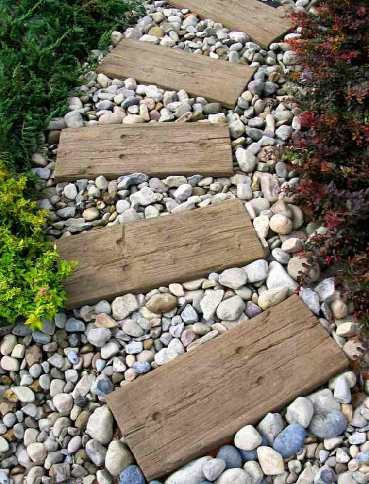 garden model with pebbles garden pathway outdoor decorating idea