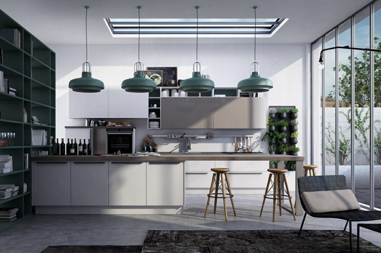 modern kitchen models accessories green island colors