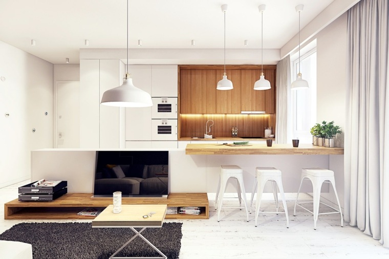 white modern kitchen models and wood idee credence design