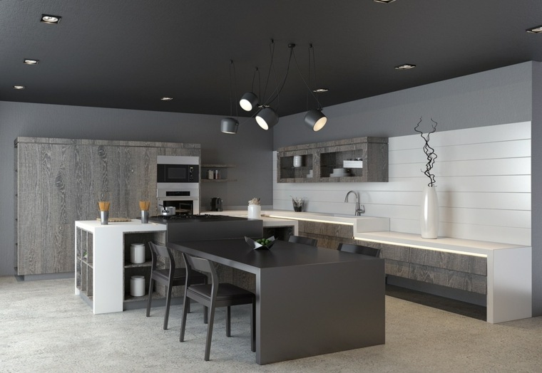 models of modern kitchen plan layout furniture