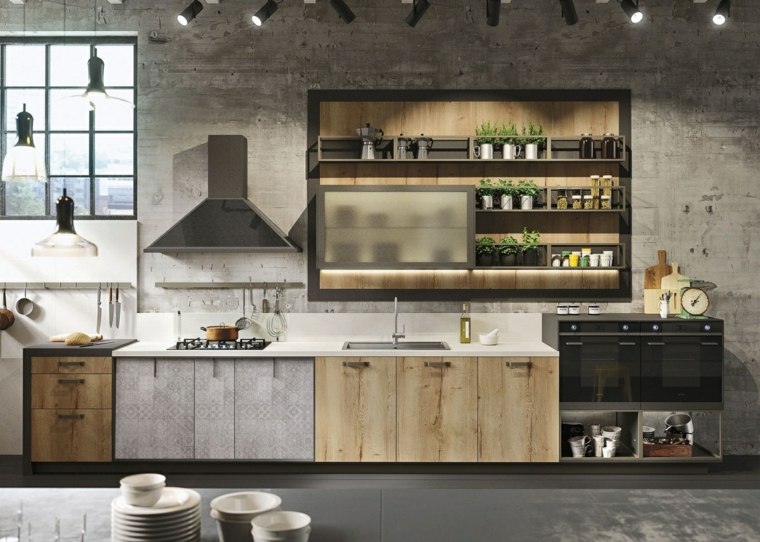 Modern kitchen models architecture plan and interior design
