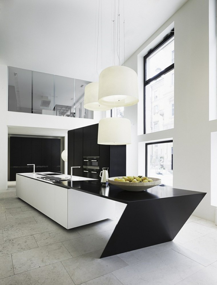modern kitchen models minimalist style central island photo