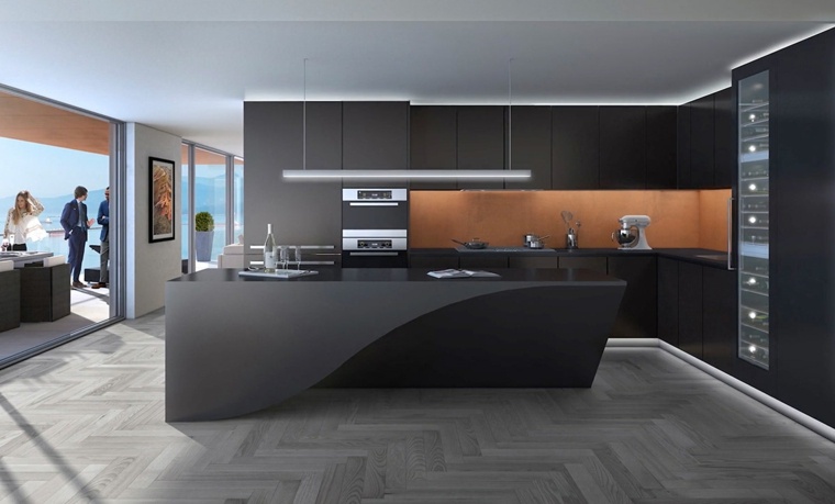modern kitchen models layout furniture design