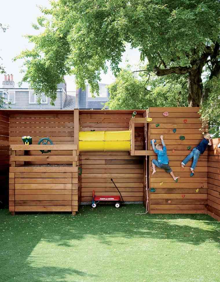 væg hegn haven-palisade-legeplads-barn