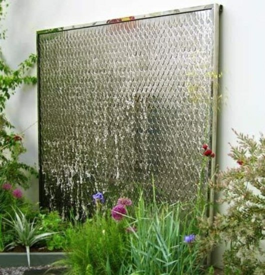 water wall design metal deco