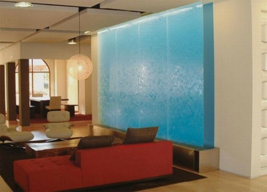 wall interior water design