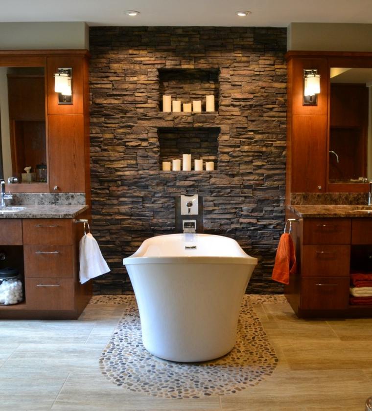 wall-stone bathrooms-bathroom