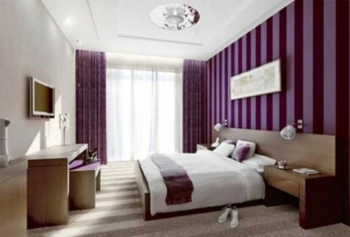 wall shades purple curtains