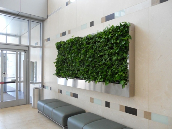 vegetal wall modern design