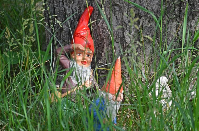 Dwarf Garden Statuette Red Hat Explorer