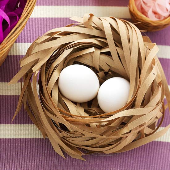 Nest of'oeufs déco table