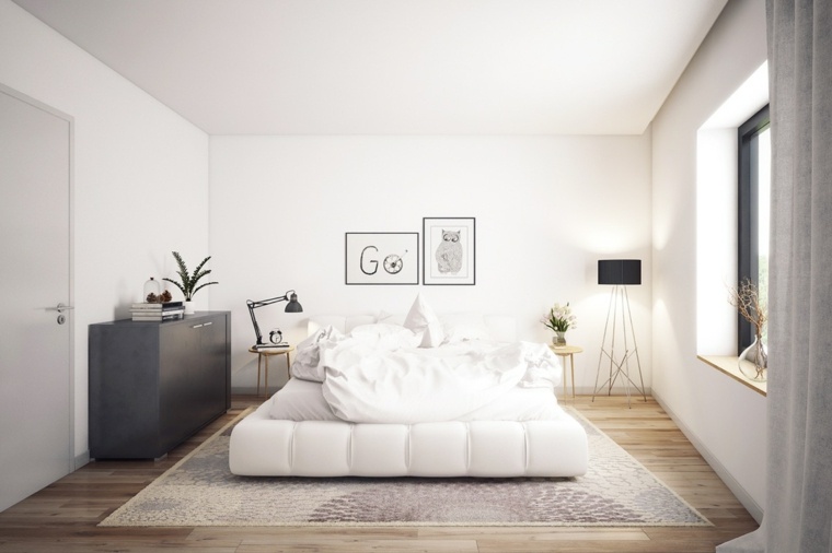 furniture bedroom modern idea table wall floor mat lighting fixture