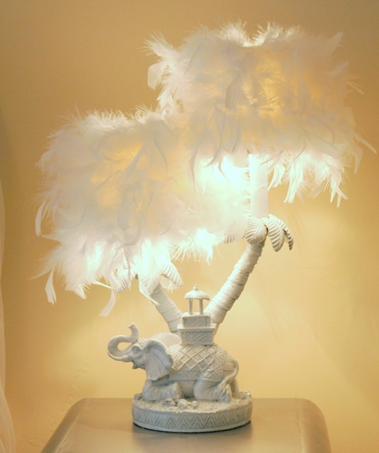 Home Decor Feather Lamps