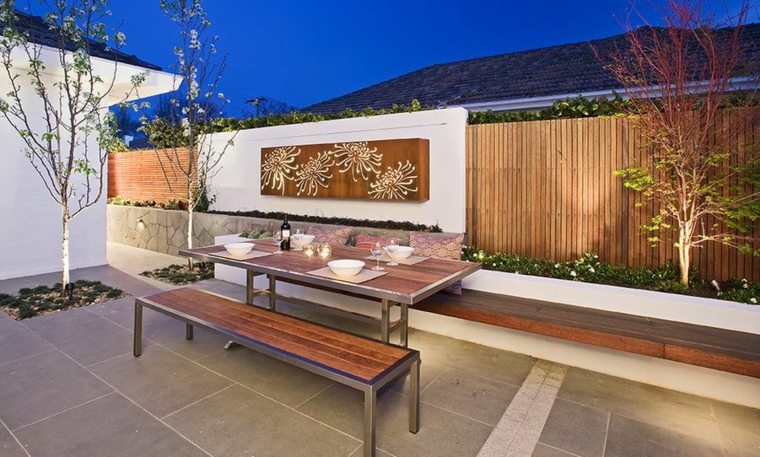 object design exterior wall terrace modern style