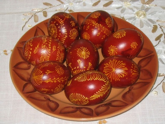 colorful easter eggs Belarus