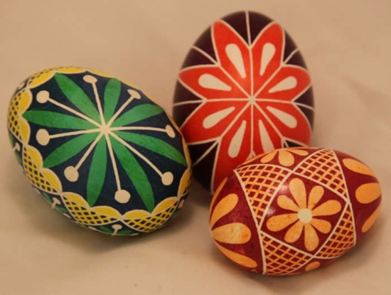 dekorative ukrainske mønster æg