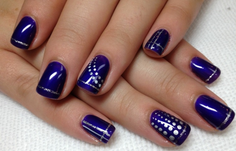 pose false deco nail gel idea trend manicure