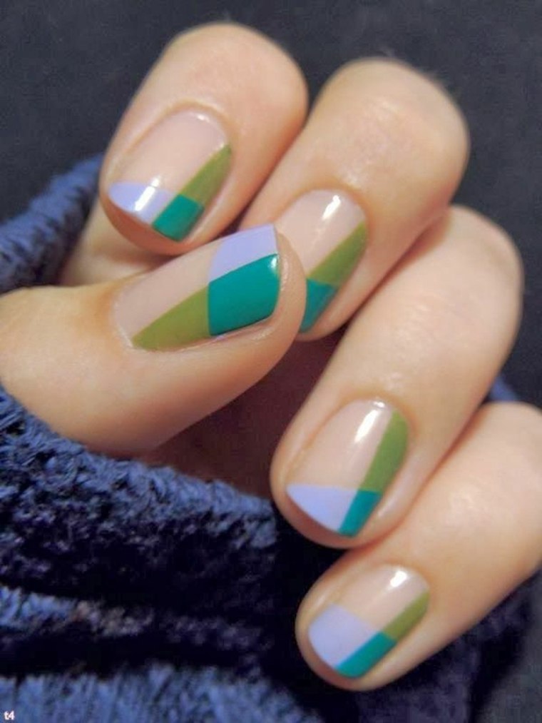 manicure idea original trend modern