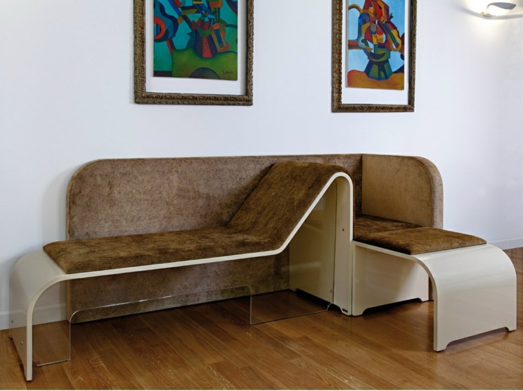 modern interior design chaise longue sofa modern deco wall paintings