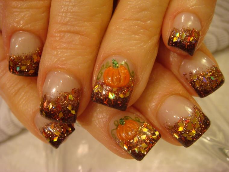 orange rhinestone-pumpkin-glitter