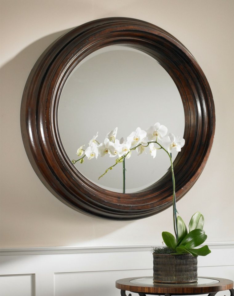 object decoration mirrors flowers