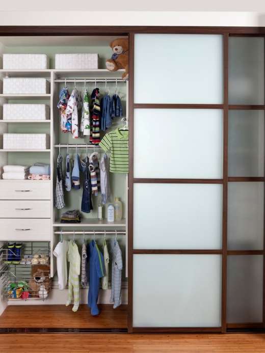 organization wardrobe baby idea