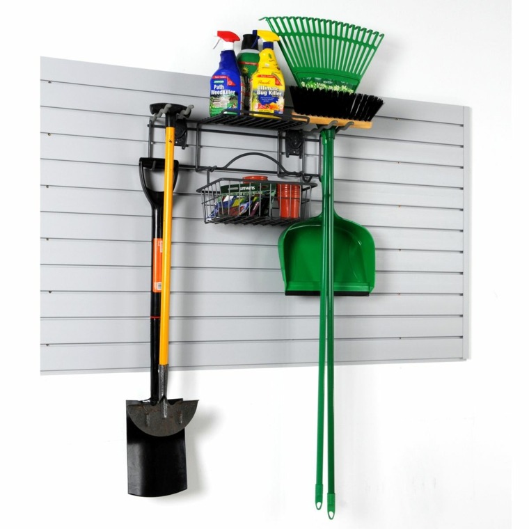 range garden tools wall garage idea