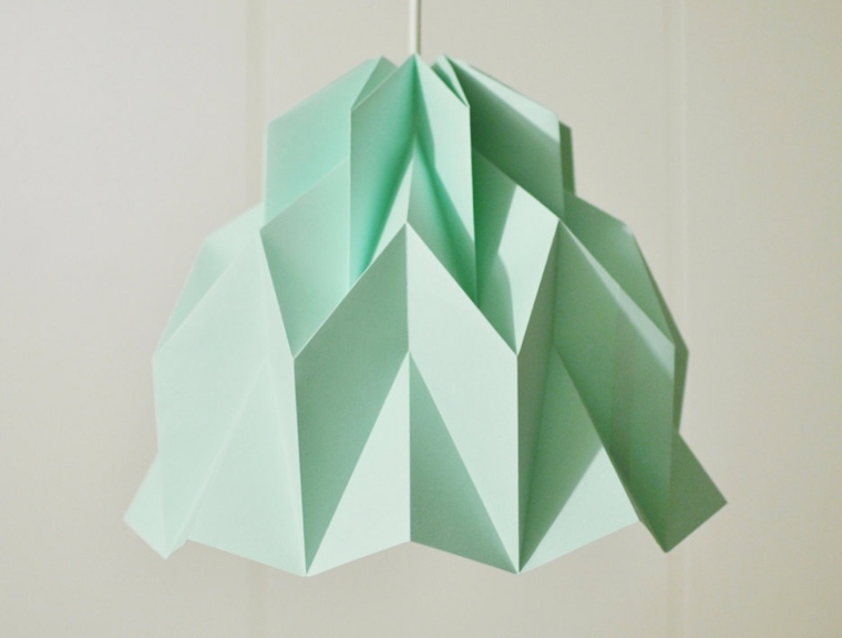 suspension origami design idea bedroom child deco cheap paper