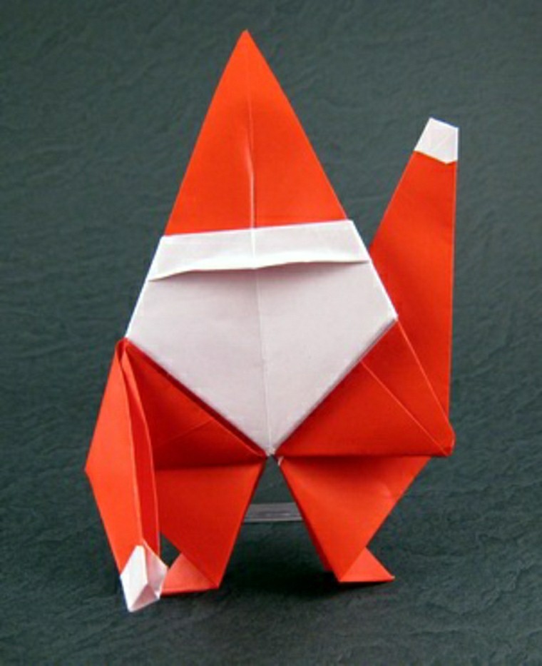 santa claus paper idea christmas tree christmas