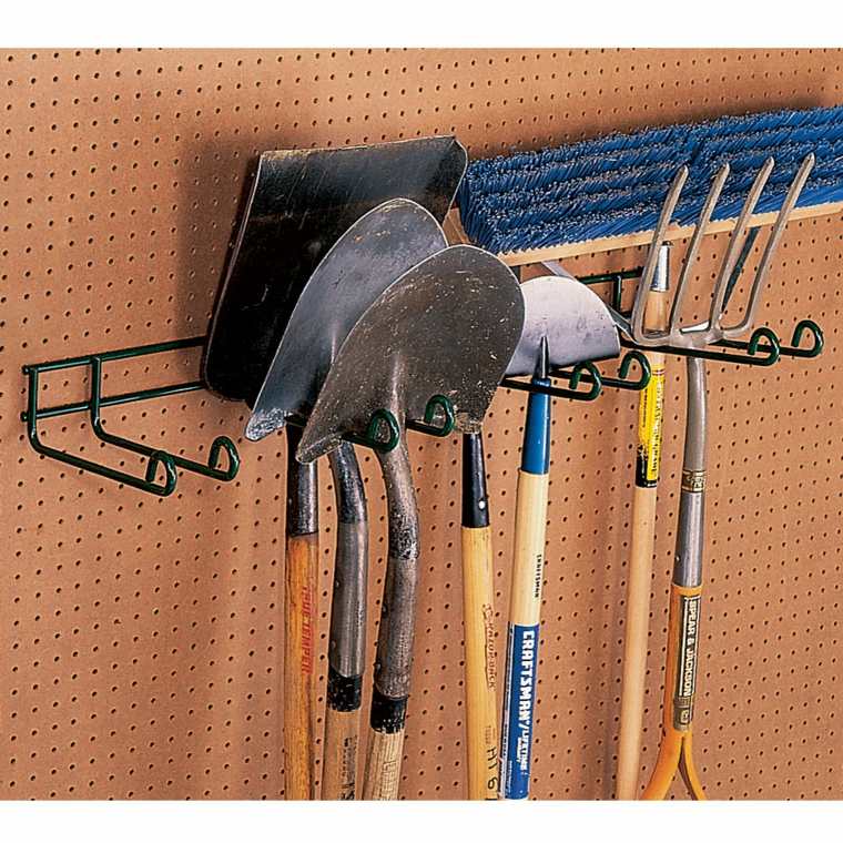 range garden tools wall idea garage organization