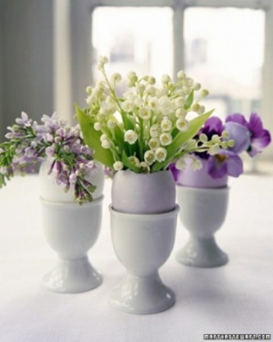 easter deco idea flowers