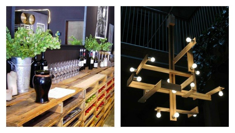 recycle pallets idea bar wooden pallet fixture