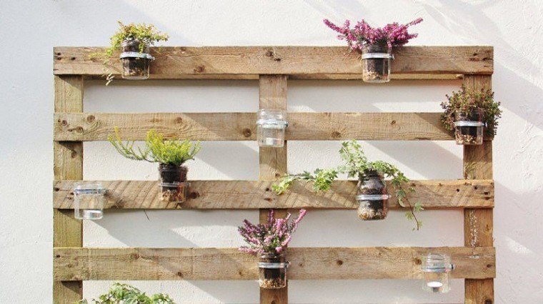 pallet berkebun-menegak pembuatan