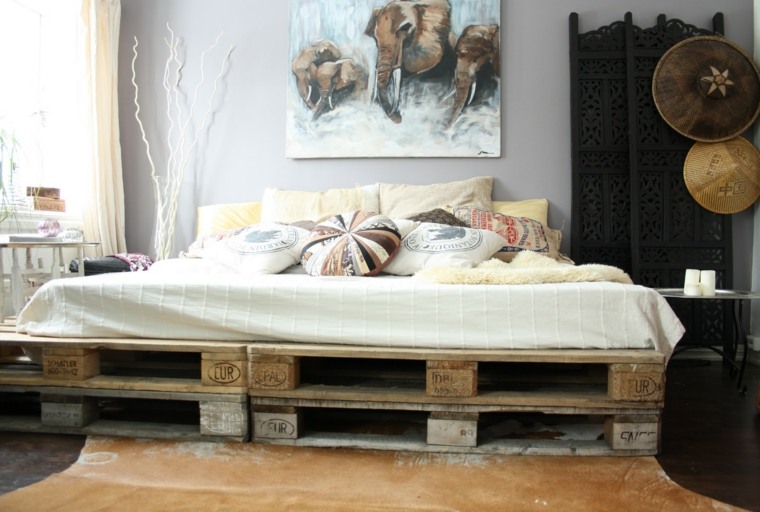 furniture pallet bed design