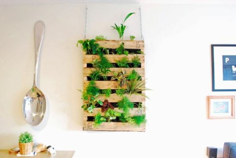 green wall interior idea palette wood wall deco original