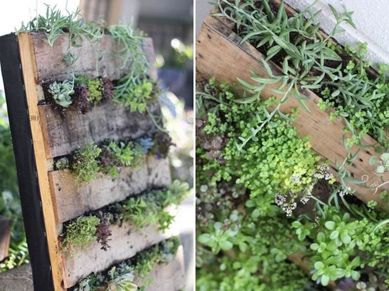 wooden pallet diy idea vertical gardens vegetable garden