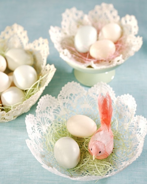 basket eggs bird