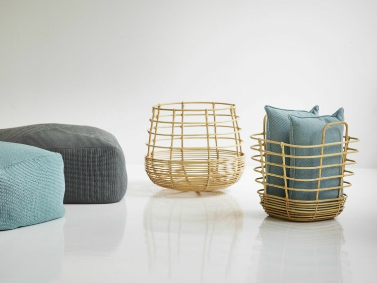 rattan storage basket modern decoration