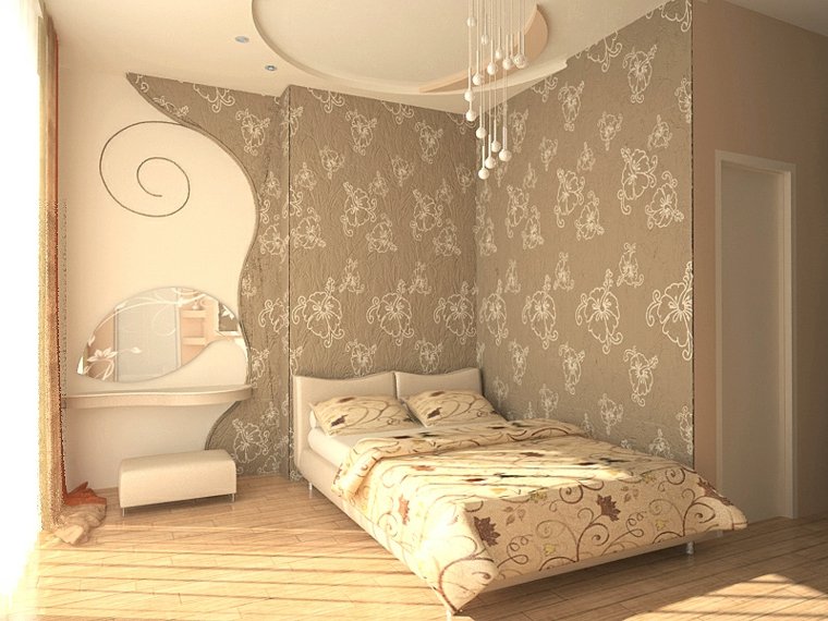 wallpaper wall interior decoration idea