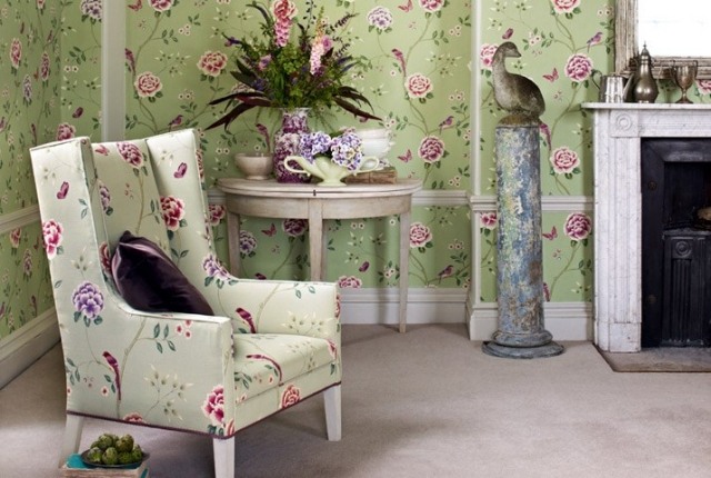 vintage wallpaper Design-Sanderson-Pavillion