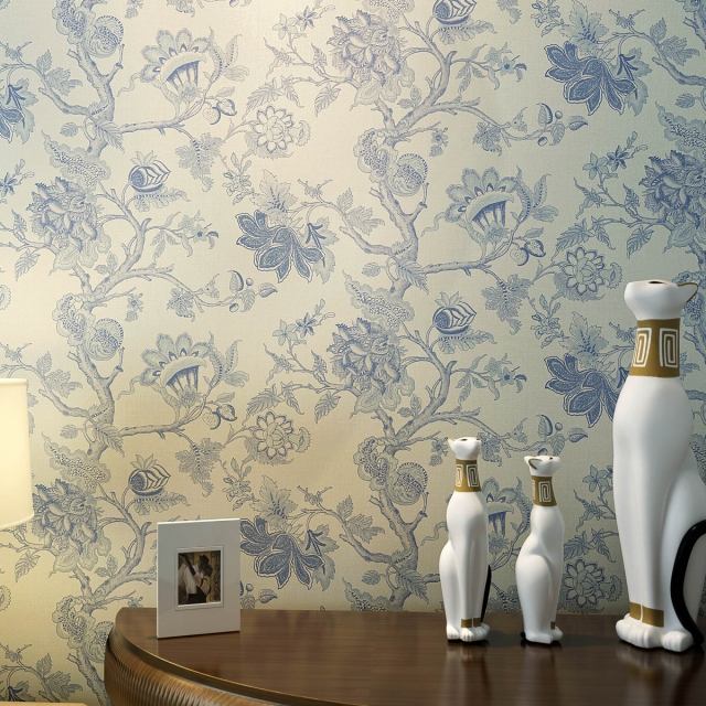 vintage wallpaper patterns toile Jouy