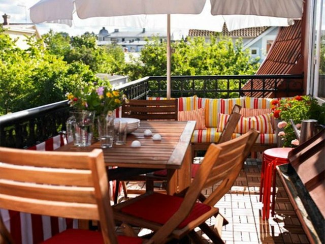 parasol balcony foot ambience