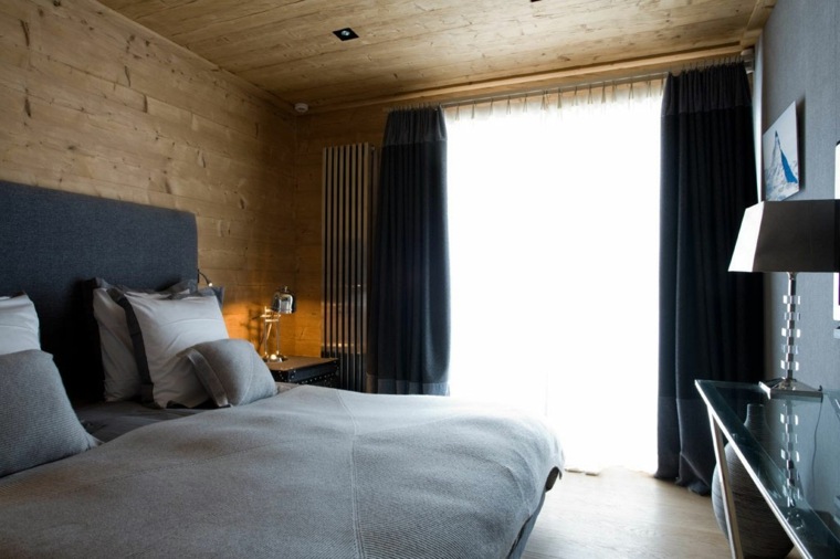 wall facing wood bedroom atmosphere mountain