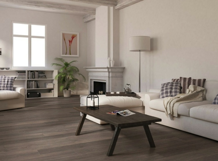 floating floor deco modern living room