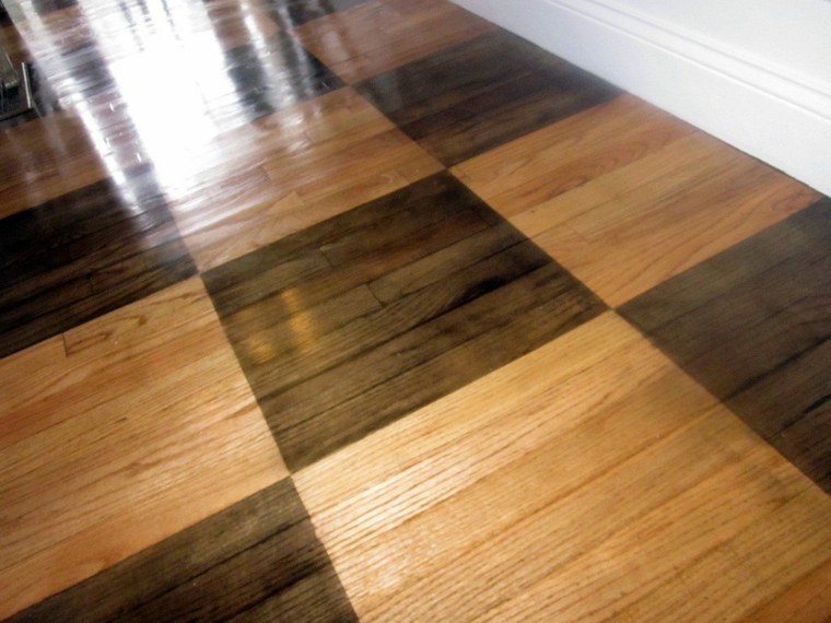 black-brown parquet-type-checkerboard