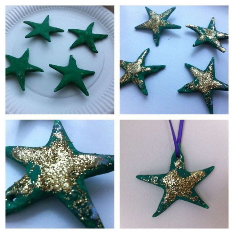 deco christmas cheap idea star salt dough fimo christmas