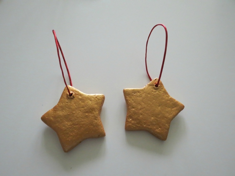 star salt dough original idea child christmas decoration