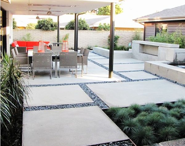 modern design patio