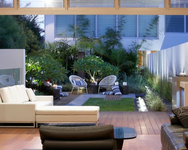 modern patio furnishing deco